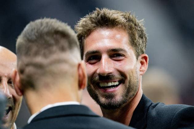 Kevin Trapp before the match, GER, Eintracht Frankfurt vs Galatasaray Istanbul, Football, UEFA Champions League, League phase, 1 matchday, 2025 2026 season, 18 09 2025 GER, Eintracht Frankfurt vs Galatasaray Istanbul, Football, UEFA Champions League, League phase, 1 matchday, 2025 2026 season, 18 09 2025 Frankfurt am Main Copyright: xEibner-Pressefoto FlorianxWiegandx EP_FWD