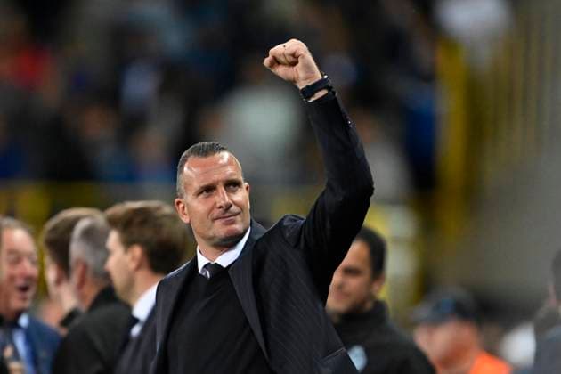Club Brugge v Monaco - UEFA Champions League BRUGGE, BELGIUM - SEPTEMBER 18 : Hayen Nicky head coach of Club Brugge celebrates the victory after the UEFA Champions League 2025 26 League Phase MD1 match between Club Brugge and Monaco on September 18, 2025 in Brugge, Belgium, 18 09 2025 Brugge Belgium  Copyright: xNicoxVereeckenx