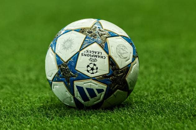 UEFA Champions League 2025 26 Phase MD1 Newcastle United vs Barcelona UEFA Champions League ball ahead of the UEFA Champions League 2025 26 Phase MD1 Newcastle United vs Barcelona at St James s Park, Newcastle, United Kingdom, 18th September 2025 (Photo by Mark Cosgrove News Images) Newcastle St. James s Park Tyne and Wear United Kingdom Copyright: xMarkxCosgrove NewsxImagesx