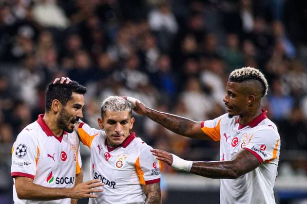 FRANKFURT, GERMANY - 18 SEPTEMBER, 2025: - The match UEFA Champions League Eintracht Frankfurt v Galatasaray A.S. at Deutsche Bank Park.  Copyright: xVitaliixKliuievx