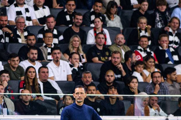 FRANKFURT, GERMANY - 18 SEPTEMBER, 2025: - The match UEFA Champions League Eintracht Frankfurt v Galatasaray A.S. at Deutsche Bank Park.  Copyright: xVitaliixKliuievx