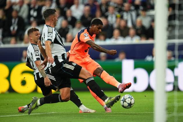 ESP: Newcastle United - FC Barcelona, Barca La Liga EA Sports. UEFA Champions League. Matchday 1. Marcus Rashford of FC Barcelona during the UEFA Champions League match, between Newcastle United and FC Barcelona, matchday 1, played at St. James Park Stadium on September 18, 2025 in Newcastle, England. Copyright: xBaguxBlancox xPRESSINx PS_250918_NEW_BAR_2526_021
