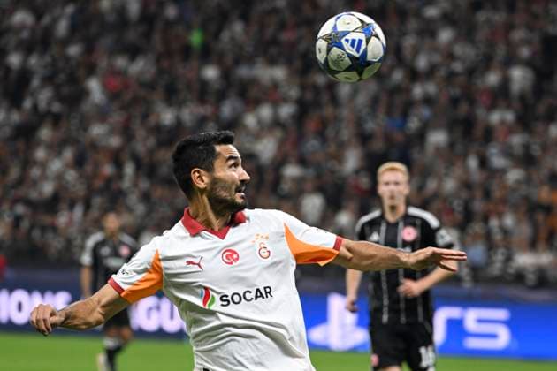 Ilkay Guendogan 20 Galatasaray Istanbul , Eintracht Frankfurt vs Galatasaray Istanbul, Champions League, Group stage, Matchday 1, 18 09 2025 Frankfurt Hesse Germany Copyright: xkolbert-press MarcxNiemeyerx
