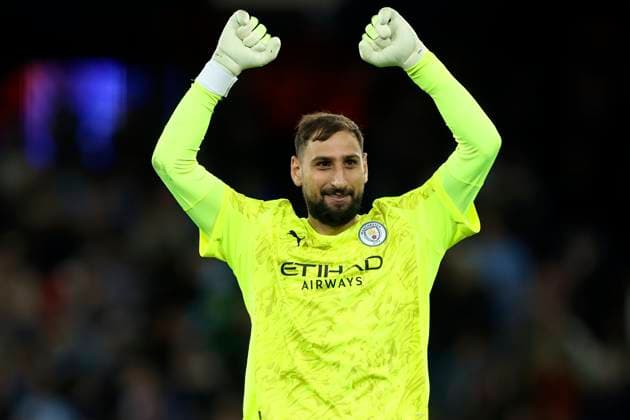 Manchester City v SSC Napoli - UEFA Champions League 2025 26 League Phase MD1 Gianluigi Donnarumma, goalkeeper of Manchester City celebrates 2nd goal during the UEFA Champions League 2025 26 League Phase MD1 match between Manchester City and SSC Napoli at City of Manchester Stadium on September 18, 2025 in Manchester, England. Manchester City of Manchester Stadium England United Kingdom Copyright: xNigelxFrench Sportsphoto APLx 14135254