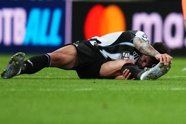 ESP: Newcastle United - FC Barcelona, Barca La Liga EA Sports. UEFA Champions League. Matchday 1. Sandro Tonalli of Newcastle United during the UEFA Champions League match, between Newcastle United and FC Barcelona, matchday 1, played at St. James Park Stadium on September 18, 2025 in Newcastle, England. Copyright: xBaguxBlancox xPRESSINx PS_250918_NEW_BAR_2526_049