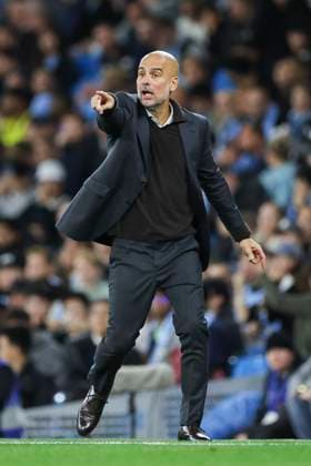 Manchester City FC v SSC Napoli, Champions League Manchester City Manager Pep Guardiola ESP reacts and gestures during the Manchester City FC v SSC Napoli Champions League Round One match at the Etihad Stadium, Manchester, United Kingdom on 18 September 2025 Credit: Phil Duncan Every Second Media Editorial use only. All images are copyright Every Second Media Limited. No images may be reproduced without prior permission. Copyright: xIMAGO EveryxSecondxMediax ESM-1589-0089 PhilxDuncanx xEveryxSecondxMediax