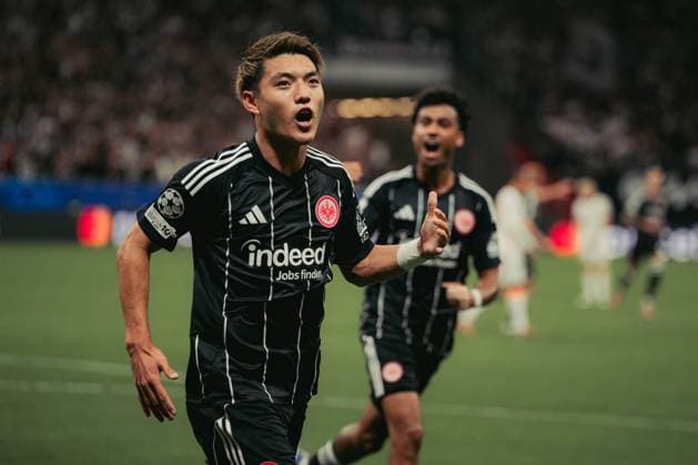 Eintracht Frankfurt vs Galatasaray UEFA Champions League Ritsu Doan of Eintracht Frankfurt in action against Galatasaray during the UEFA Champions League match at Deutsche Bank Park in Frankfurt, Germany, on September 18, 2025. (Photo by Taisei Iwamoto) Copyright: xTaiseixIwamotox