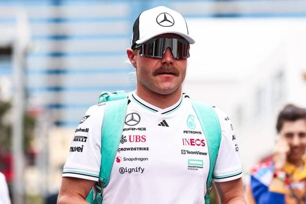 F1 - AZERBAIJAN GRAND PRIX 2025 BOTTAS Valtteri (fin), Mercedes AMG F1 Team Reserve Driver, action during the 2025 Formula 1 Qatar Airways Azerbaijan Grand Prix, 17th round of the 2025 FIA Formula One World Championship, WM, Weltmeisterschaft from September 19 to 21, 2025 on the Baku City Circuit, in Baku, Azerbaijan - BakuAzerbaijan  Copyright: xEricxAlonsox