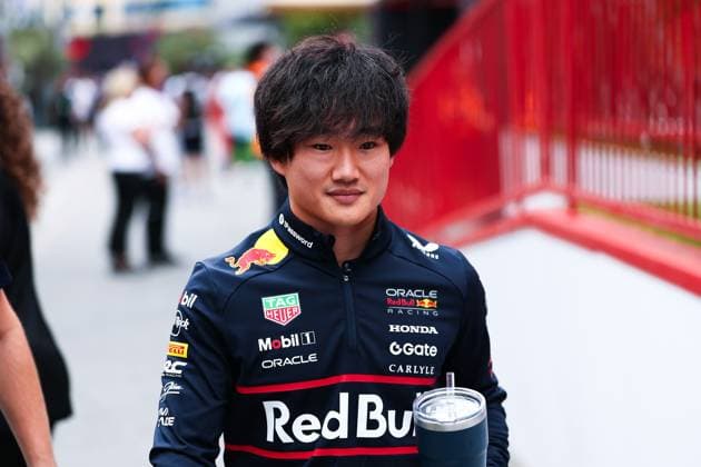 F1 - AZERBAIJAN GRAND PRIX 2025 TSUNODA Yuki (jap), Red Bull Racing RB21, portrait, during the 2025 Formula 1 Qatar Airways Azerbaijan Grand Prix, 17th round of the 2025 FIA Formula One World Championship, WM, Weltmeisterschaft from September 19 to 21, 2025 on the Baku City Circuit, in Baku, Azerbaijan - BakuAzerbaijan  Copyright: xEricxAlonsox