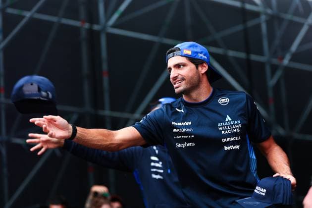F1 - AZERBAIJAN GRAND PRIX 2025 SAINZ Carlos (spa), Williams Racing FW47, portrait during the 2025 Formula 1 Qatar Airways Azerbaijan Grand Prix, 17th round of the 2025 FIA Formula One World Championship, WM, Weltmeisterschaft from September 19 to 21, 2025 on the Baku City Circuit, in Baku, Azerbaijan - BakuAzerbaijan  Copyright: xEricxAlonsox