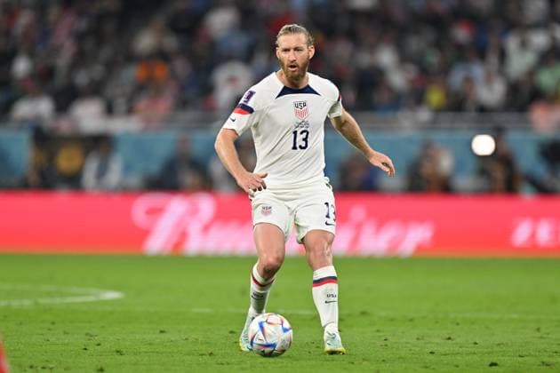 USA v Wales: FIFA World Cup, WM, Weltmeisterschaft, Fussball 2022 AL-RAYYAN, QATAR - NOVEMBER 21: Tim Ream (13) of USA in action during FIFA World Cup Qatar 2022 Group B match between USA and Wales at Ahmed bin Ali Stadium in Al-Rayyan, Qatar on November 21, 2022. Ar Rayyan Qatar. Editorial use only. Please get in touch for any other usage.  Copyright: x2025xAnadoluxMustafaxYalcÄ±nx