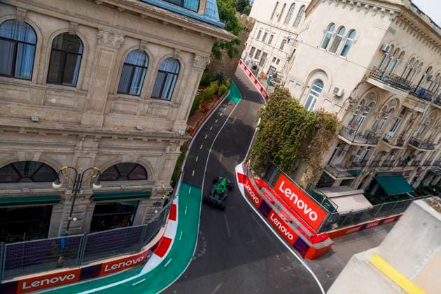 Formula 1 Qatar Airways Azerbaijan Grand Prix 2025 Laurent Lefebvre OVERTAKE MAXPPP - Baku 19 09 2025 27 HULKENBERG Nico (ger), Stake F1 Team KICK Sauber, action at the Formula 1 Qatar Airways Azerbaijan Grand Prix 2025, the 17th round of the 2025 FIA Formula 1 World Championship, WM, Weltmeisterschaft at the Baku City Circuit in Baku, Azerbaijan, from 18 to 21 September 2025 Baku Azerbaijan  Copyright: xOVERTAKE MAXPPPxLaurentxLefebvrex OVT202509196063 OVT202509196063