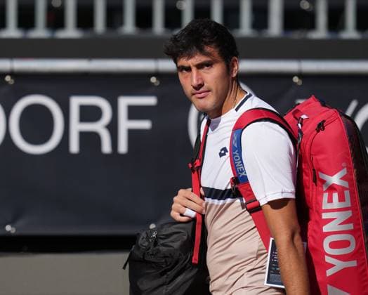 TENNIS - ATP, Tennis Herren Layjet Open BAD WALTERSDORF,AUSTRIA,19.SEP.25 - TENNIS - ATP Challenger Tour, Layjet Open. Image shows Roman Andres Burruchaga (ARG).  GEPAxpictures xMichaelxRiedler