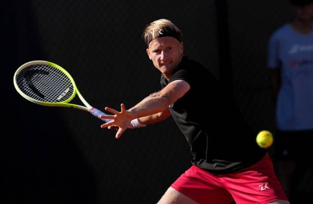 TENNIS - ATP, Tennis Herren Layjet Open BAD WALTERSDORF,AUSTRIA,19.SEP.25 - TENNIS - ATP Challenger Tour, Layjet Open. Image shows Zdenek Kolar (CZE).  GEPAxpictures xMichaelxRiedler