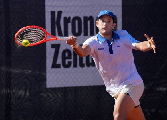 TENNIS - ATP, Tennis Herren Layjet Open BAD WALTERSDORF,AUSTRIA,19.SEP.25 - TENNIS - ATP Challenger Tour, Layjet Open. Image shows Francesco Passaro (ITA).  GEPAxpictures xMichaelxRiedler
