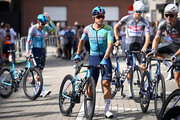 Kampioenschap van Vlaanderen 2025 Cycling Race KOOLSKAMP, BELGIUM - SEPTEMBER 19 : Malucelli Matteo (ITA) of XDS Astana Team during the 109th edition of Kampioenschap van Vlaanderen an UCI Class 1.1 one day cycling road race for Men Elite of 180 km with start in Koolskamp and finish in Koolskamp on September 19, 2025 in Koolskamp, Belgium, 19 09 2025 Koolskamp Belgium  Copyright: xNicoxVereeckenx