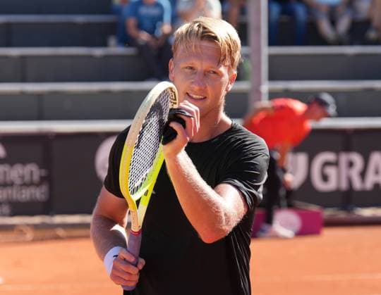 TENNIS - ATP, Tennis Herren Layjet Open BAD WALTERSDORF,AUSTRIA,19.SEP.25 - TENNIS - ATP Challenger Tour, Layjet Open. Image shows Zdenek Kolar (CZE).  GEPAxpictures xMichaelxRiedler