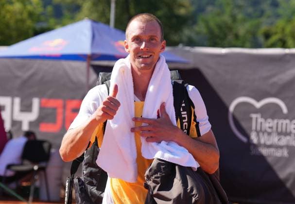 TENNIS - ATP, Tennis Herren Layjet Open BAD WALTERSDORF,AUSTRIA,19.SEP.25 - TENNIS - ATP Challenger Tour, Layjet Open. Image shows Jan Choinski (GBR).  GEPAxpictures xMichaelxRiedler