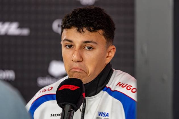 Formula 1 GP Baku Azerbaijan Thursday 18 09 2025 Isack Hadjar, 6, Visa Cash App RB Formula One Team at the press conference Formula 1 GP Baku Azerbaijan Thursday 18 09 2025 Copyright: xBEAUTIFULxSPORTS Erlhofx
