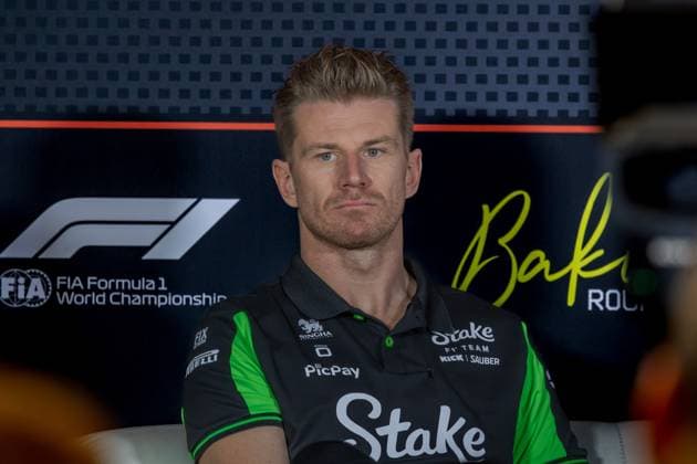 Formula 1 GP Baku Azerbaijan Thursday 18 09 2025 Nico Hülkenberg 27, Stake F1 Team Kick Sauber in the press conference Formula 1 GP Baku Azerbaijan Thursday 18 09 2025 Copyright: xBEAUTIFULxSPORTS Erlhofx
