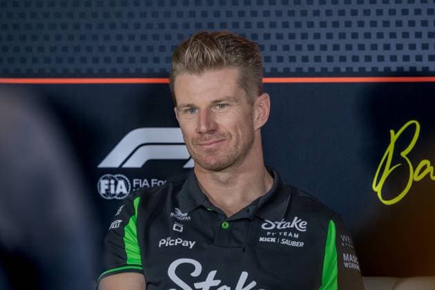 Formula 1 GP Baku Azerbaijan Thursday 18 09 2025 Nico Hülkenberg 27, Stake F1 Team Kick Sauber in the press conference Formula 1 GP Baku Azerbaijan Thursday 18 09 2025 Copyright: xBEAUTIFULxSPORTS Erlhofx