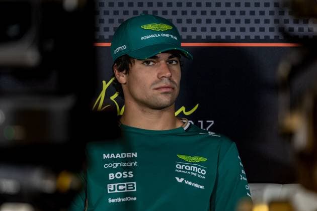Formula 1 GP Baku Azerbaijan Thursday 18 09 2025 Lance Stroll 18, Aston Martin Aramco F1 Team at the press conference Formula 1 GP Baku Azerbaijan Thursday 18 09 2025 Copyright: xBEAUTIFULxSPORTS Erlhofx