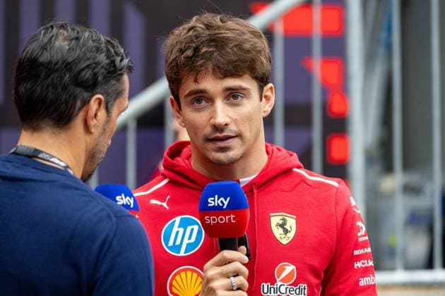 Formula 1 GP Baku Azerbaijan Thursday 18 09 2025 Charles Leclerc 16, Scuderia Ferrari Formula 1 GP Baku Azerbaijan Thursday 18 09 2025 Copyright: xBEAUTIFULxSPORTS Erlhofx