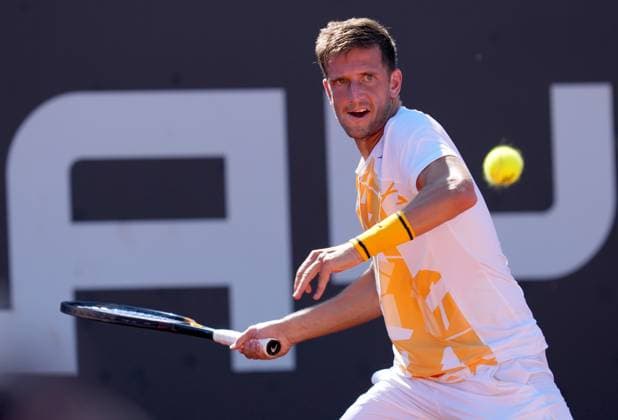 TENNIS - ATP, Tennis Herren Layjet Open BAD WALTERSDORF,AUSTRIA,19.SEP.25 - TENNIS - ATP Challenger Tour, Layjet Open. Image shows Vit Kopriva (CZE).  GEPAxpictures xMichaelxRiedler