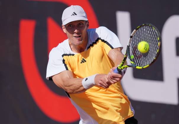 TENNIS - ATP, Tennis Herren Layjet Open BAD WALTERSDORF,AUSTRIA,19.SEP.25 - TENNIS - ATP Challenger Tour, Layjet Open. Image shows Jan Choinski (GBR).  GEPAxpictures xMichaelxRiedler