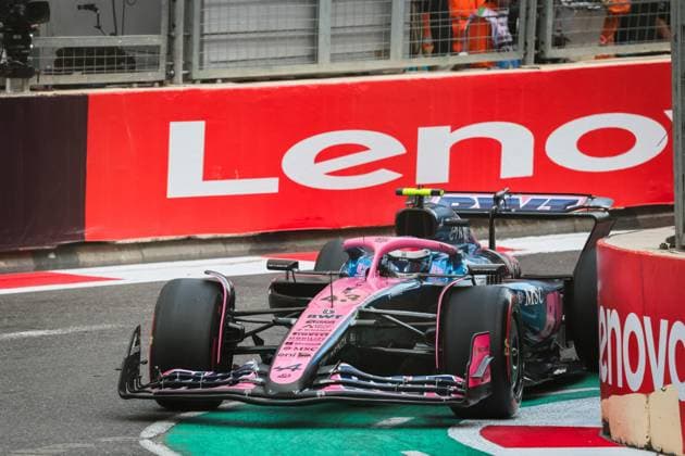 Formula 1 Qatar Airways Azerbaijan Grand Prix 2025 Romain Mathon OVERTAKE MAXPPP - Baku 19 09 2025 43 COLAPINTO Franco (arg), BWT Alpine F1 Team, action at the Formula 1 Qatar Airways Azerbaijan Grand Prix 2025, the 17th round of the 2025 FIA Formula 1 World Championship, WM, Weltmeisterschaft at the Baku City Circuit in Baku, Azerbaijan, from 18 to 21 September 2025 Baku Azerbaijan  Copyright: xOVERTAKE MAXPPPxRomainxMathonx OVT202509197391 OVT202509197391