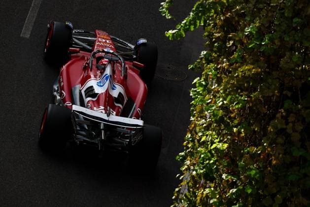 F1 - AZERBAIJAN GRAND PRIX 2025 16 LECLERC Charles (mco), Scuderia Ferrari SF-25, action during the 2025 Formula 1 Qatar Airways Azerbaijan Grand Prix, 17th round of the 2025 FIA Formula One World Championship, WM, Weltmeisterschaft from September 19 to 21, 2025 on the Baku City Circuit, in Baku, Azerbaijan - BakuAzerbaijan  Copyright: xEricxAlonsox