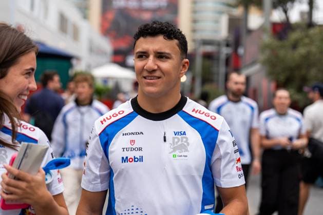 Formula 1 Qatar Airways Azerbaijan Grand Prix 2025 Romain MATHON OVERTAKE MAXPPP - Baku 19 09 2025 06 HADJAR Isack (fra), Visa Cash APP Racing Bulls, portrait on Friday at the Formula 1 Qatar Airways Azerbaijan Grand Prix 2025, the 17th round of the 2025 FIA Formula 1 World Championship, WM, Weltmeisterschaft at the Baku City Circuit in Baku, Azerbaijan, from 18 to 21 September 2025 Baku Baku City Circuit Azerbaijan  Copyright: xOVERTAKE MAXPPPxRomainxMATHONx OVT202509197758 OVT202509197758