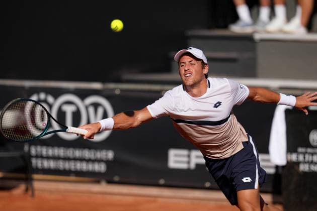 TENNIS - ATP, Tennis Herren Layjet Open BAD WALTERSDORF,AUSTRIA,19.SEP.25 - TENNIS - ATP Challenger Tour, Layjet Open. Image shows Roberto Carballes Baena (SPA).  GEPAxpictures xMichaelxRiedler