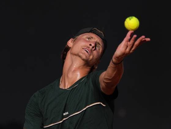 TENNIS - ATP, Tennis Herren Layjet Open BAD WALTERSDORF,AUSTRIA,19.SEP.25 - TENNIS - ATP Challenger Tour, Layjet Open. Image shows Hynek Barton (CZE).  GEPAxpictures xMichaelxRiedler
