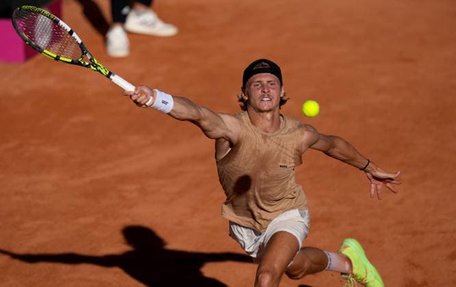 TENNIS - ATP, Tennis Herren Layjet Open BAD WALTERSDORF,AUSTRIA,19.SEP.25 - TENNIS - ATP Challenger Tour, Layjet Open. Image shows Hynek Barton (CZE).  GEPAxpictures xMichaelxRiedler