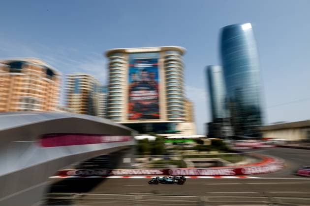 F1 - AZERBAIJAN GRAND PRIX 2025 12 KIMI ANTONELLI Andrea (ita), Mercedes AMG F1 Team W16, action during the 2025 Formula 1 Qatar Airways Azerbaijan Grand Prix, 17th round of the 2025 FIA Formula One World Championship, WM, Weltmeisterschaft from September 19 to 21, 2025 on the Baku City Circuit, in Baku, Azerbaijan - BakuAzerbaijan  Copyright: xDPPIx