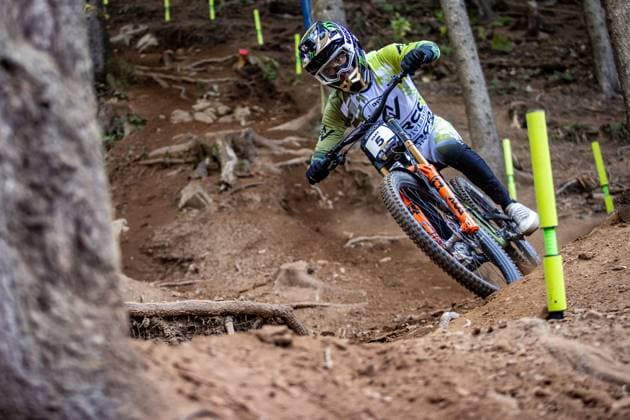 Whoop UCI Mountainbikeworldcup Downhill Lenzerheide HART Danny NORCO RACE DIVISIONat Whoop UCI Mountainbikeworldcup Downhill Lenzerheide, 19 09 2025,in Lenzerheide,SUI Photo Sebastian Sternemannat Whoop UCI Mountainbikeworldcup Downhill Lenzerheide, 19 09 2025,in Lenzerheide,SUI Photo Sebastian Sternemann
