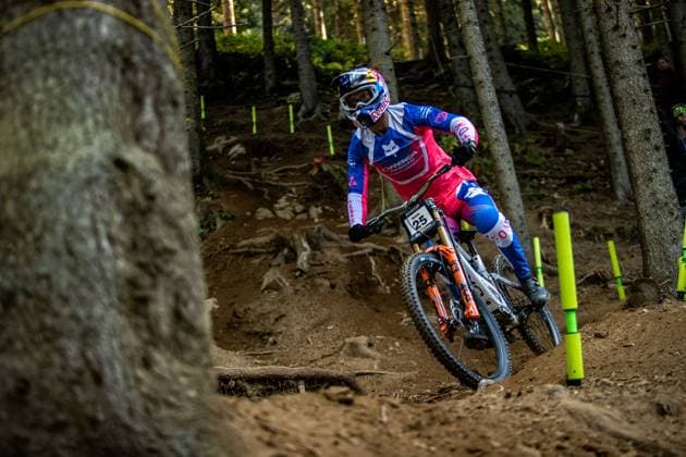 Whoop UCI Mountainbikeworldcup Downhill Lenzerheide MAES Martin ORBEA FMD RACINGat Whoop UCI Mountainbikeworldcup Downhill Lenzerheide, 19 09 2025,in Lenzerheide,SUI Photo Sebastian Sternemannat Whoop UCI Mountainbikeworldcup Downhill Lenzerheide, 19 09 2025,in Lenzerheide,SUI Photo Sebastian Sternemann