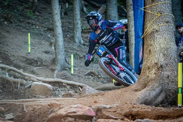 Whoop UCI Mountainbikeworldcup Downhill Lenzerheide ALRAN Till at Whoop UCI Mountainbikeworldcup Downhill Lenzerheide, 19 09 2025,in Lenzerheide,SUI Photo Sebastian Sternemannat Whoop UCI Mountainbikeworldcup Downhill Lenzerheide, 19 09 2025,in Lenzerheide,SUI Photo Sebastian Sternemann