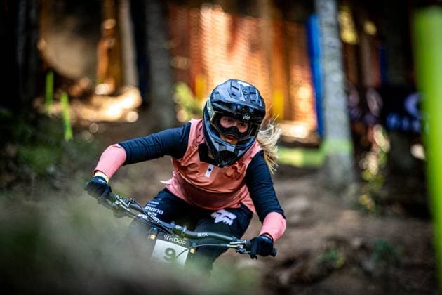 Whoop UCI Mountainbikeworldcup Downhill Lenzerheide DANON Omri at Whoop UCI Mountainbikeworldcup Downhill Lenzerheide, 19 09 2025,in Lenzerheide,SUI Photo Sebastian Sternemannat Whoop UCI Mountainbikeworldcup Downhill Lenzerheide, 19 09 2025,in Lenzerheide,SUI Photo Sebastian Sternemann