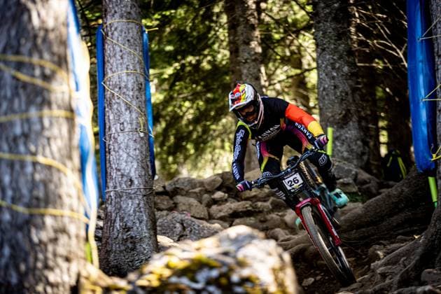 Whoop UCI Mountainbikeworldcup Downhill Lenzerheide KIEFER Henri CANYON CLLCTV FACTORY TEAMat Whoop UCI Mountainbikeworldcup Downhill Lenzerheide, 19 09 2025,in Lenzerheide,SUI Foto Sebastian Sternemannat Whoop UCI Mountainbikeworldcup Downhill Lenzerheide, 19 09 2025,in Lenzerheide,SUI Foto Sebastian Sternemann
