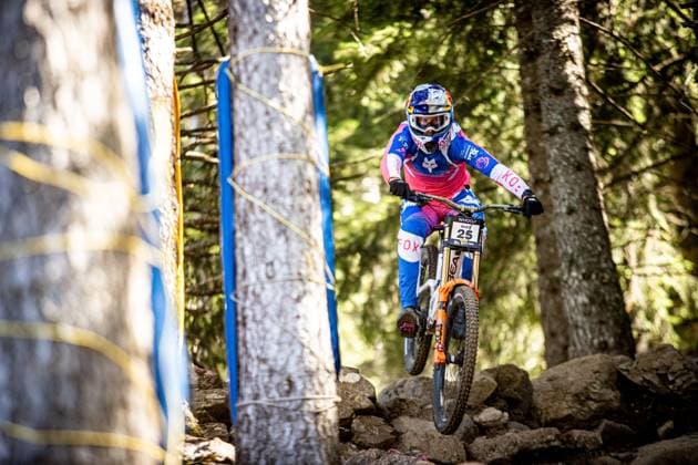 Whoop UCI Mountainbikeworldcup Downhill Lenzerheide KIEFER Henri CANYON CLLCTV FACTORY TEAMMAES Martin ORBEA FMD RACINGat Whoop UCI Mountainbikeworldcup Downhill Lenzerheide, 19 09 2025,in Lenzerheide,SUI Photo Sebastian Sternemannat Whoop UCI Mountainbikeworldcup Downhill Lenzerheide, 19 09 2025,in Lenzerheide,SUI Photo Sebastian Sternemann