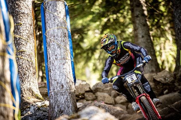 Whoop UCI Mountainbikeworldcup Downhill Lenzerheide BROSNAN Troy CANYON CLLCTV FACTORY TEAMat Whoop UCI Mountainbikeworldcup Downhill Lenzerheide, 19 09 2025,in Lenzerheide,SUI Foto Sebastian Sternemannat Whoop UCI Mountainbikeworldcup Downhill Lenzerheide, 19 09 2025,in Lenzerheide,SUI Foto Sebastian Sternemann