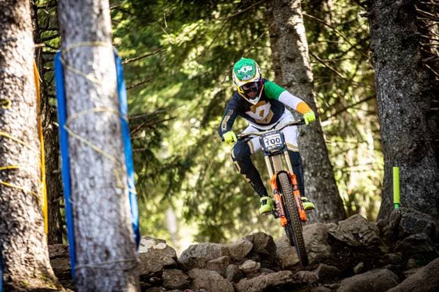 Whoop UCI Mountainbikeworldcup Downhill Lenzerheide O CALLAGHAN Oisin YT MOBat Whoop UCI Mountainbikeworldcup Downhill Lenzerheide, 19 09 2025,in Lenzerheide,SUI Photo Sebastian Sternemannat Whoop UCI Mountainbikeworldcup Downhill Lenzerheide, 19 09 2025,in Lenzerheide,SUI Photo Sebastian Sternemann