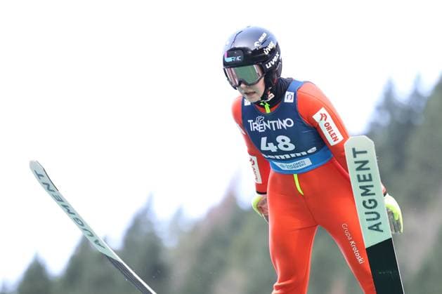19th September 2025; Val di Fiemme, Italy; 2025 FIS Ski jumping, Skispringen, Ski, nordisch Summer Grand Prix ahead of the Milano Cortina 2026 Winter Olympic Games, Olympische Spiele, Olympia, OS Women event; in action Pola Beltowska (POL)  PierrexTeyssot