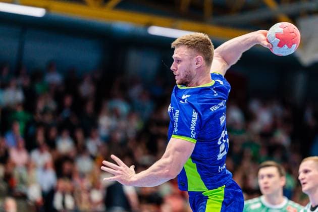 Kristjan Horzen VfL Gummersbach, 27 in goal GER, GWD Minden vs VfL Gummersbach, Handball, 1 Bundesliga, Matchday 5, Season 2025 2026, 19 09 2025 GER, GWD Minden vs VfL Gummersbach, Handball, 1 Bundesliga, Matchday 5, Season 2025 2026, 19 09 2025 Luebbecke Copyright: xEibner-Pressefoto JanxRollingerx EP_JSK