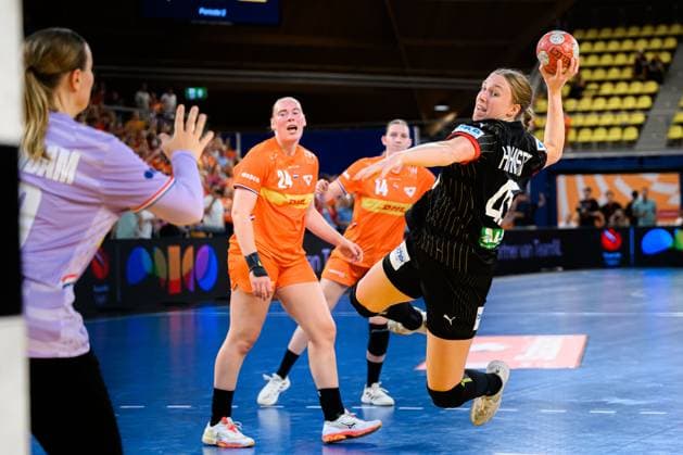 Eindhoven Handball Women International Netherlands Germany Jolina Huhnstock Germany Eindhoven Netherlands
