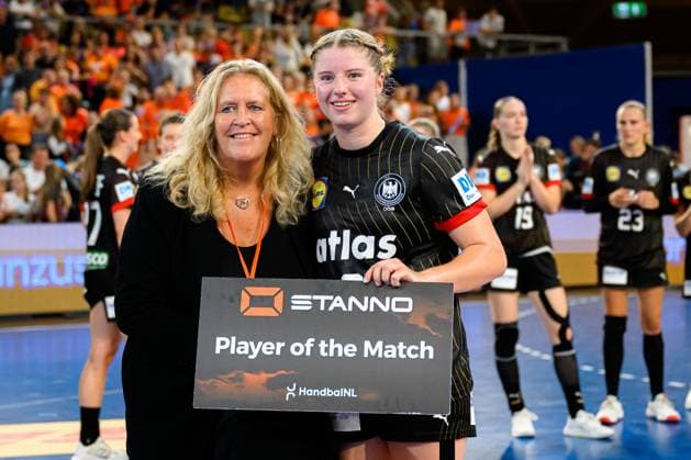 Eindhoven Handball Women Laenderspiel Netherlands Germany Player of the Match Nina Engel Germany Eindhoven Netherlands