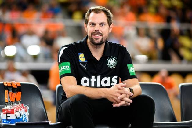 Eindhoven Handball Women Country Match Netherlands Germany Co Coach Frederick Griesbach Germany Eindhoven Netherlands