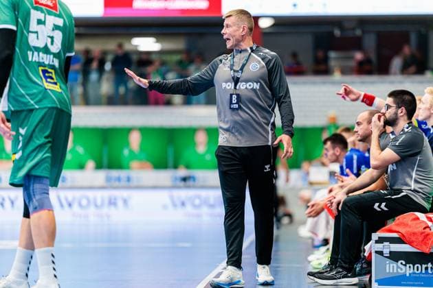 Gudjon Valur Sigurdsson VfL Gummersbach, Coach gestures GER, GWD Minden vs VfL Gummersbach, Handball, 1 Bundesliga, Matchday 5, Season 2025 2026, 19 09 2025 GER, GWD Minden vs VfL Gummersbach, Handball, 1 Bundesliga, Matchday 5, Season 2025 2026, 19 09 2025 Luebbecke Copyright: xEibner-Pressefoto JanxRollingerx EP_JSK